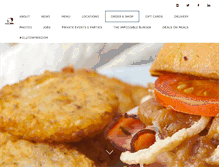 Tablet Screenshot of bluemoonburgers.com